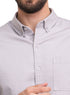 Silver Gabardine Shirt